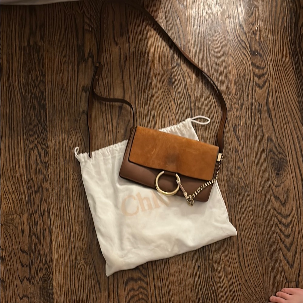 Chloé leather brown bag